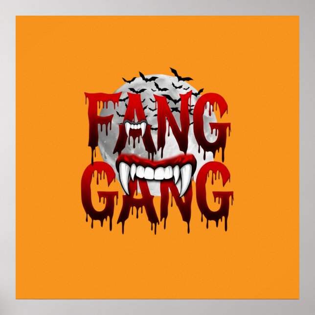 Fang Gang T-Shirt Poster (Vorne)