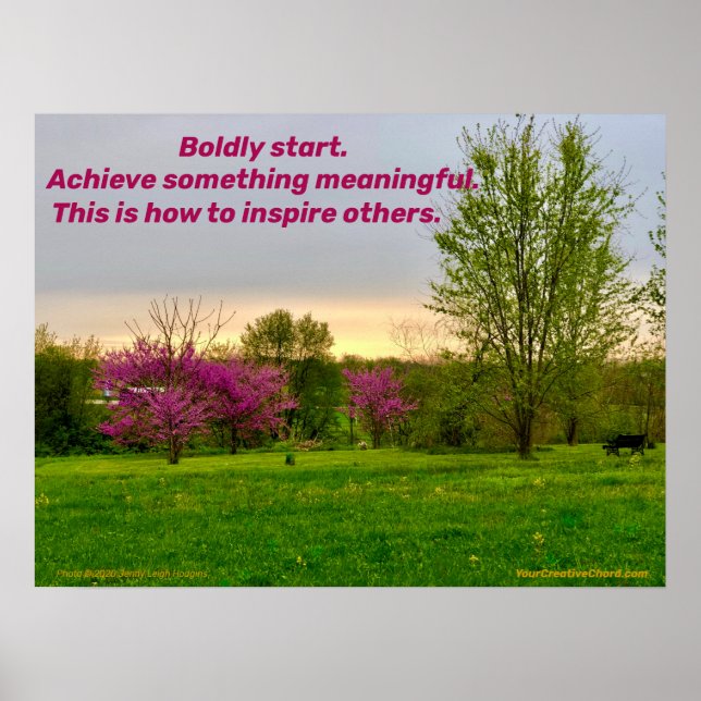 Fang mutig an. poster (Vorne)