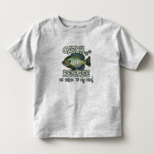 Fang und los in meine Mama   Funny Fishing Kleinkind T-shirt