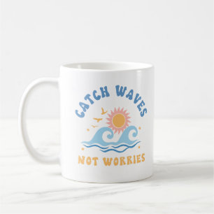 Fang Wellen nicht Besorgnis erregend - Funny Summe Kaffeetasse