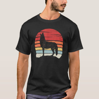 Fange einige Strahlen Vintage Retro Kojote - Schwa T-Shirt