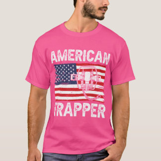 Fangen der amerikanischen Flag Jagd amerikanische T-Shirt