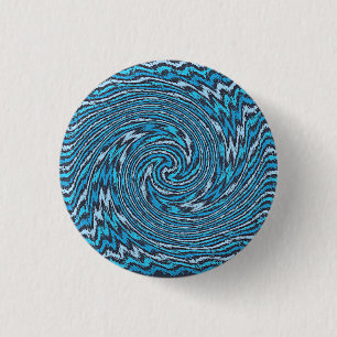 Fangen des blauen Wellen-Knopfes Button