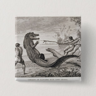 Fangen eines Alligators mit Lasso Button