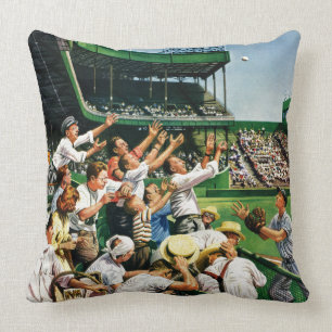 Fangen eines Homerun Balls Kissen