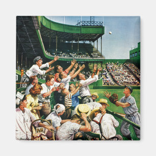 Fangen eines Homerun Balls Magnet