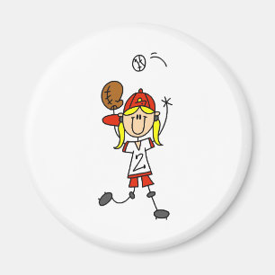 Fangen eines Softball-Magneten Magnet