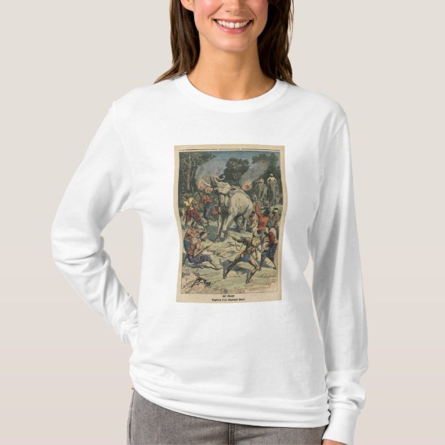 Fangen eines weißen Elefanten in Siam T-Shirt (Vorderseite)