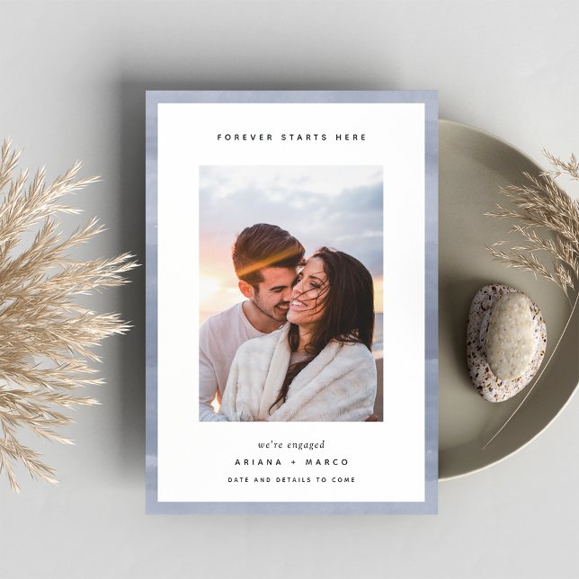 Fangen hier an | VERLOBUNG FOTO Ankündigung (Von Creator hochgeladen)