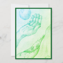 Fangen oder werfen? - Grüne Wohnung Einladung