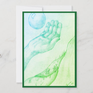 Fangen oder werfen? - Grüne Wohnung Einladung