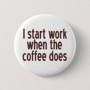 Fangen Sie an, Kaffee zu bearbeiten Button