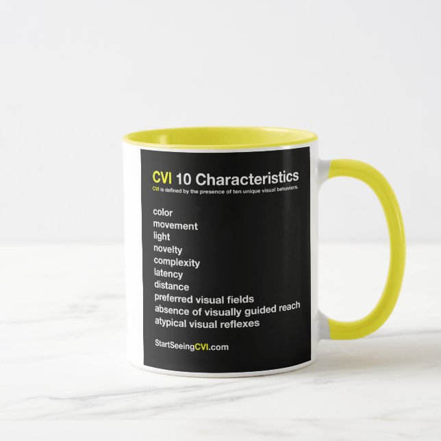 Fangen Sie an, Tasse zu sehen CVI - Gelb (Rechts)
