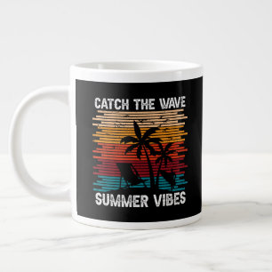 Fangen Sie die Wave Summer Vibes Jumbo-Tasse