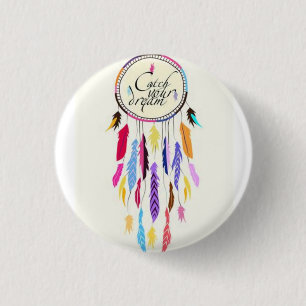 Fangen Sie Ihren Träume Dreamcatcher kleinen Knop Button