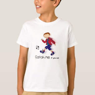 Fangen Sie mich, wenn Sie Fußballspieler-T - T-Shirt