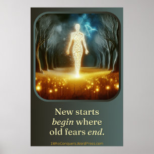 Fangen Sie noch einmal an: Shine Brighter Poster