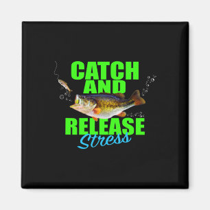 Fangen und Loslassen Stressfischen Fische für Hob Magnet