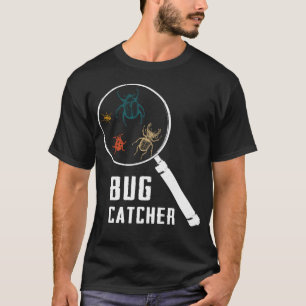 Fänger der farbigen Insekten-Magnifier-Jungen-Mädc T-Shirt