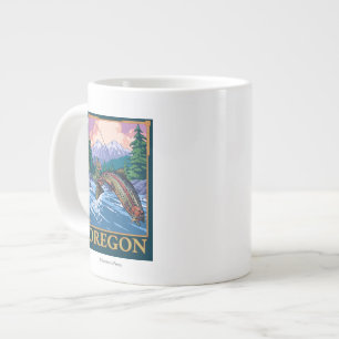 Fanggeräte - Vintage Travel Poster Jumbo-Tasse