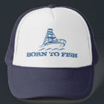 Fanghut | Geboren zum Fischen mit Bootsbauweise Truckerkappe<br><div class="desc">Fanghut | Geboren zu fischen mit Bootsbauweise. Eine tolle Geschenkidee für Segelfreunde,  Bootfahrer und Angelfreunde. Auch gut für Rentner.</div>