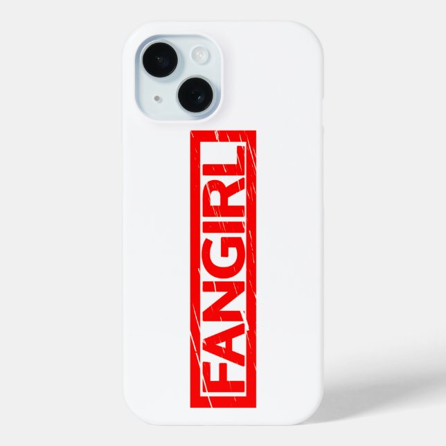 Fangirl-Briefmarke Case-Mate iPhone Hülle (Rückseite)