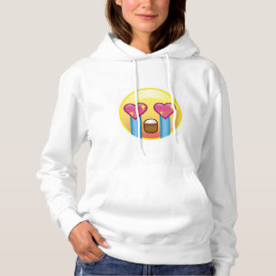 Fangirl Fandom verrückter schreiender Emoji Hoodi Hoodie