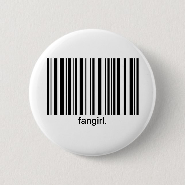 Fangirl Knopf Button (Vorderseite)