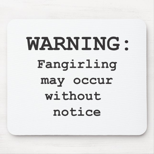 Fangirling Mousepad (Vorne)