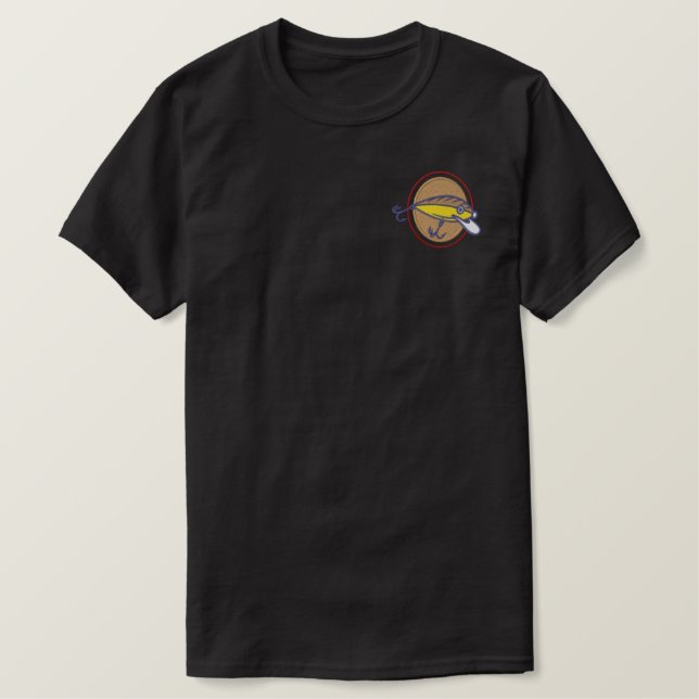 Fangleine Besticktes T-Shirt (Design vorne)