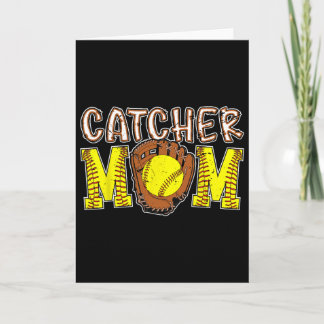 Fangmutter Softball Fangmutter Softll Catcher Mama Karte