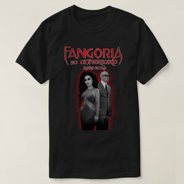 Fangoria 30. Jahrestag 2019 T-Shirt (Design vorne)