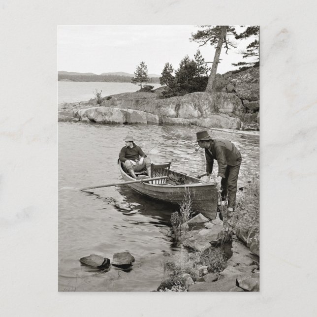 Fangreise Whitefish Bay, 1906 Postkarte (Vorderseite)