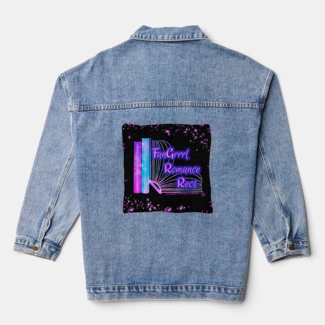FanGrrl Romance Recs Women's Denim Jacket Jeansjacke (Rückseite)