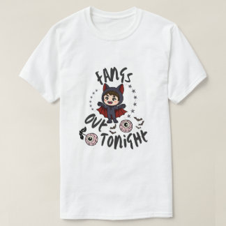 Fangs Out heute Abend - Vampire Halloween T-Shirt
