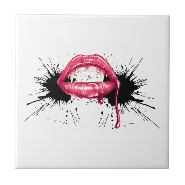 Fangs Splash Fliese (Vorderseite)