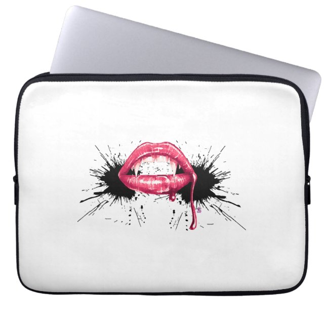 Fangs Splash Laptopschutzhülle (Vorderseite)