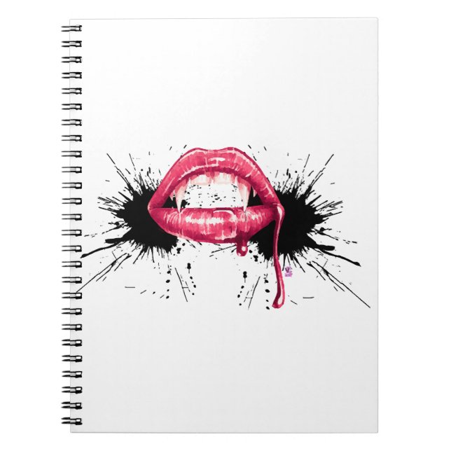 Fangs Splash Notizblock (Vorderseite)