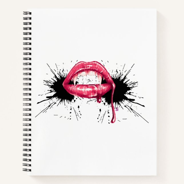 Fangs Splash Notizbuch (Vorderseite)