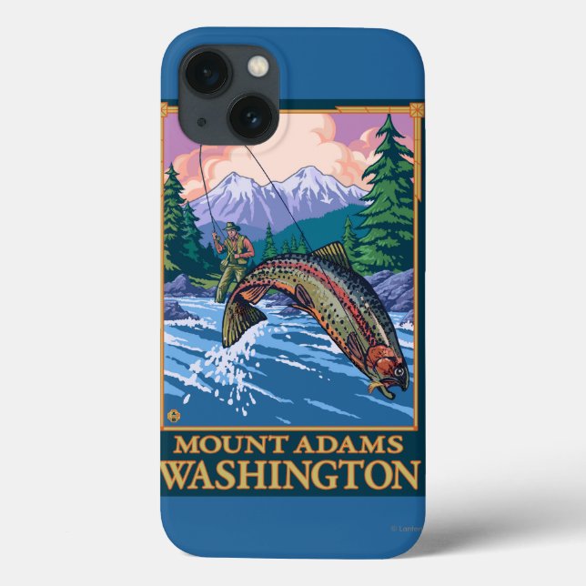 Fangsaison - Mount Adams, Washington Case-Mate iPhone Hülle (Rückseite)