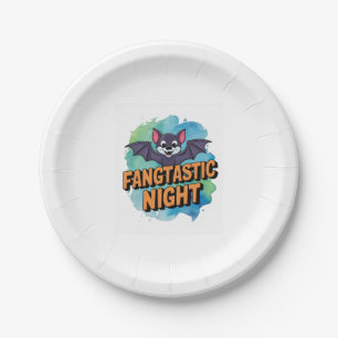 Fangtastische Nacht Pappteller