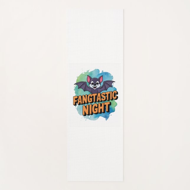 Fangtastische Nacht Yogamatte (Vorderseite)