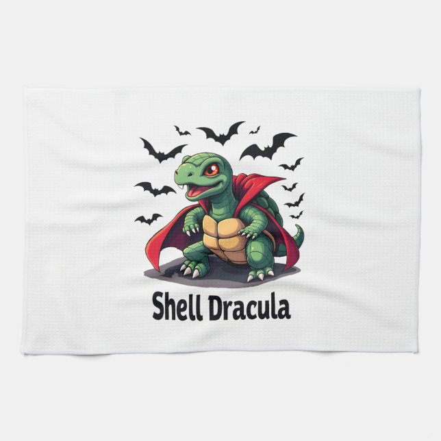 Fangy Turtle Geschirrtuch (Horizontal)
