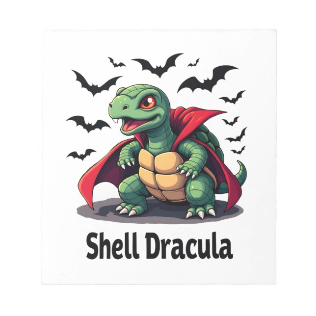 Fangy Turtle Notizblock (Vorderseite)