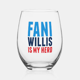 Fani Willis is My Hero Weinglas Ohne Stiel