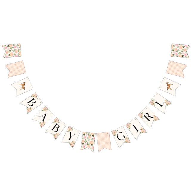 Fanions Bannière à bascule de Baby shower de cheval (Tout)