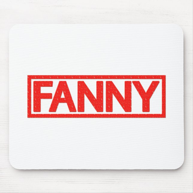 Fanny-Briefmarke Mousepad (Vorne)