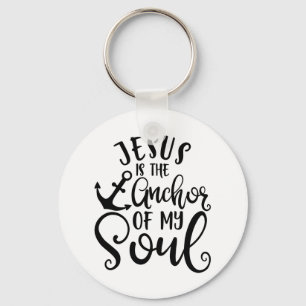 Fanny Christliches Design Jesus ist der Anker mein Schlüsselanhänger