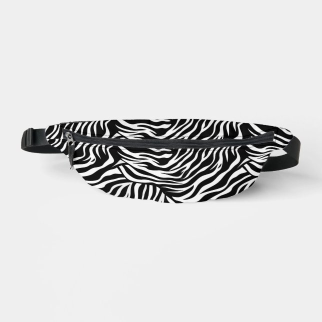 Fanny Pack Zebra Print Bauchtasche (Vorderseite)