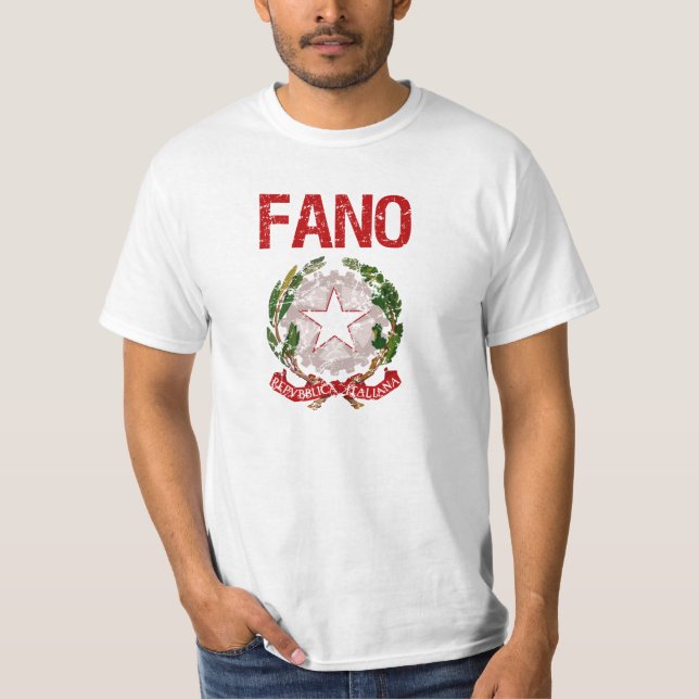 Fano Italiener-Familienname T-Shirt (Vorderseite)